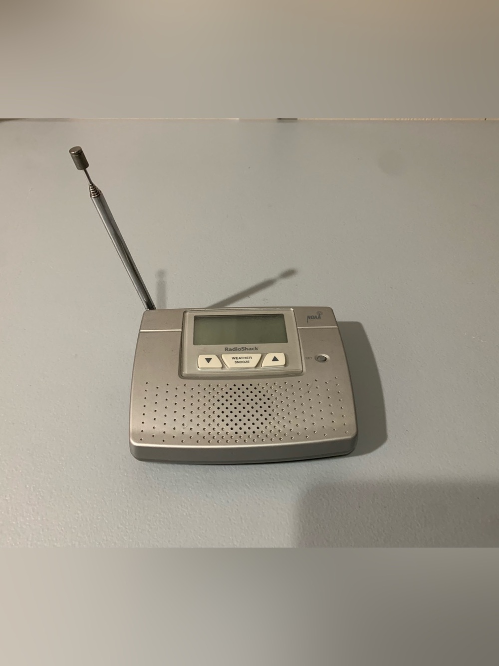 RadioShack Silver Weather Radio with Antenna
